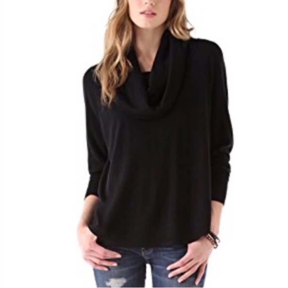 Joie Sweaters - JOIE Cowl Neck Sweater Black Wool Cashmere Blend Women’s Size Small
